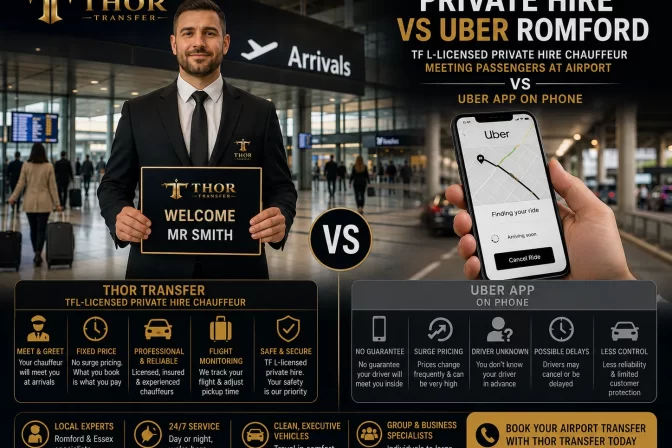 Private Hire vs Uber Romford: The Complete 2026 Comparison Guide