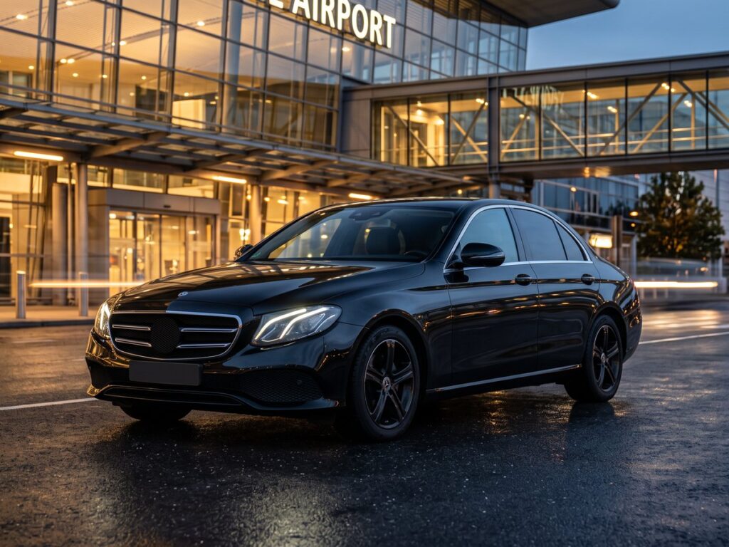 Executive Car (representative of the class): black Mercedes-Benz E-Class
